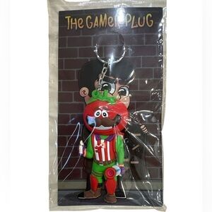 Fortnite Keychain Tomato Head Double Sided 3D 3.75” - Birthday - Party Favors